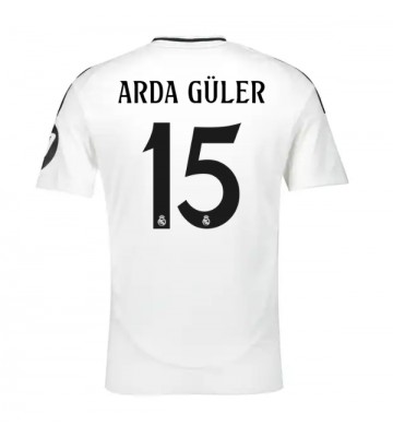 Real Madrid Arda Guler #15 Primera Equipación 2024-25 Manga Corta